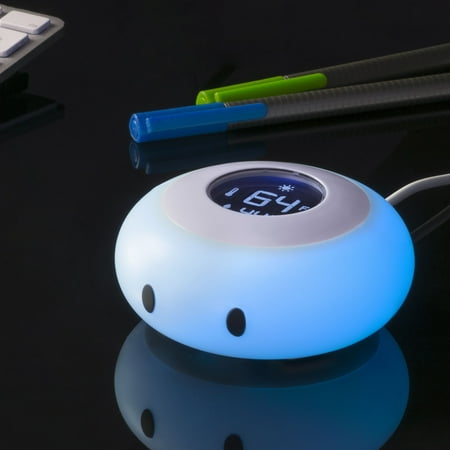 LittleHippo - Kelvin Room Thermometer and Night Light - WHITE