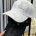 thumbnail image 4 of Star Home Baseball Cap Ultra Soft UV-proof Breathable  Women Lace Peaked Cap for Outdoor, 4 of 8