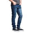 thumbnail image 4 of Men's Skinny Fit Stretch Raw Denim Jeans, Up To 42W, 4 of 5