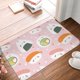 thumbnail image 4 of Balery Cute Sushi Felpudo de franela, resistente a las manchas y a la decoloración, para uso interior y exterior, fácil de limpiar, 40 x 60 cm, 4 of 7