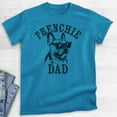 thumbnail image 2 of Frenchie Dad T-shirt, Unisex Men's Shirt, French Bulldog Owner, Best Dog Dad Gift, Heather Blue, Large, 2 of 6