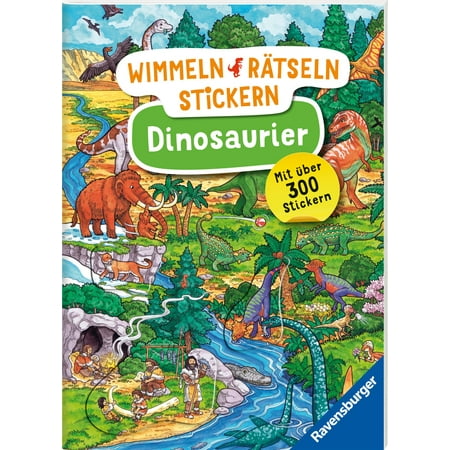 Wimmeln Ratsel Ravensburger Wimmeln R&auml;tseln Stickern: Dinosaurier - Stickerbuch (Paperback)
