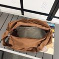 thumbnail image 2 of Bolso bandolera de mujer Bolso de hombro casual de moda de lona Satchel femenino (marrón), 2 of 8