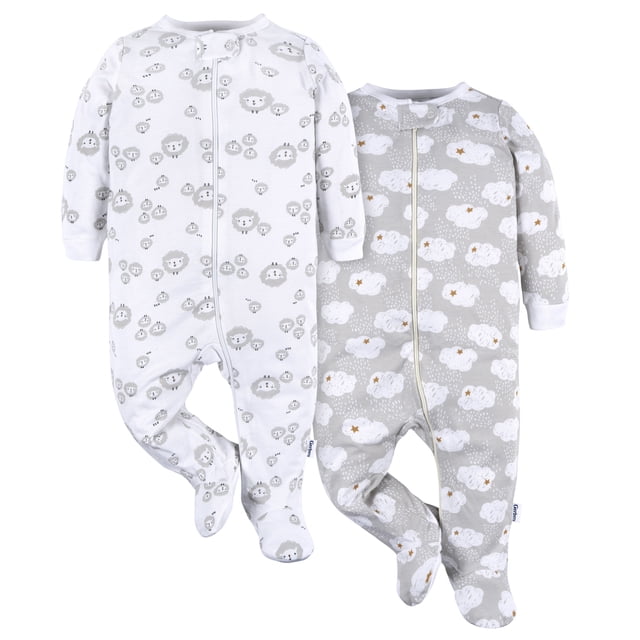 Gerber Essentials Set 2 mamelucos estampados unisex 3 meses