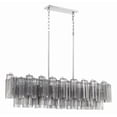 thumbnail image 4 of ADD-317-CH-SM Crystorama Lighting Addis - 14 Light Chandelier-14.25 Inches Tall and 51.75 Inches Wide-Polished Chrome Finish-Smoke Glass Color, 4 of 10