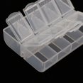 thumbnail image 4 of Paquete de 2- caja de almacenamiento de plástico 8 celdas DIY para tornillos arandelas electrónicas 2 piezas CUTICAT Caja de piezas electrónicas, 4 of 8