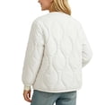 thumbnail image 4 of KyCheLot Boys Girls Button Jacket Crew Neck Solid Color Long Sleeve Clothes Kids Lightweight Travel Winter Coats, 4 of 6