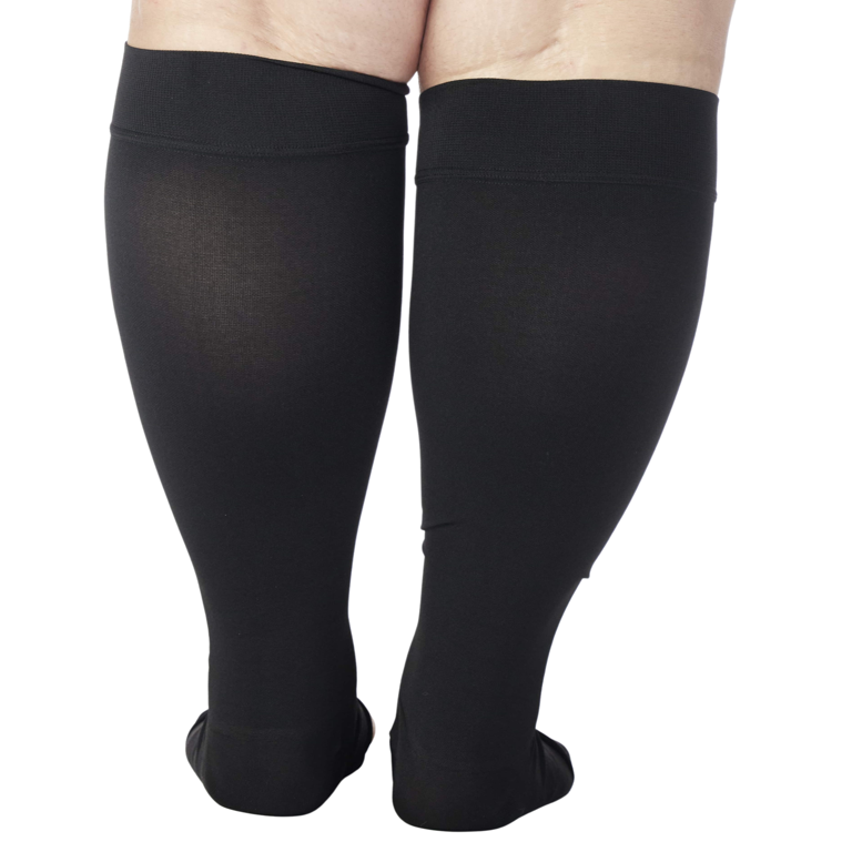 Shop Medi Plus Knee High Compression Socks On Sale  Socks w/Extra Wide Calf  — Compression Care Center