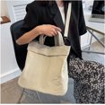 thumbnail image 4 of CoCopeaunts Canvas Hobo Bag for Women Fashion Handbag Hobo Bag Women Large Capacity Yoga Bag School Bag Shoulder Bag 2023, 4 of 8