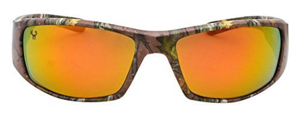 Hornz Orange Camouflage Polarized Sunglasses for Men Full Frame