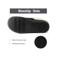 thumbnail image 4 of Wishcotton Women's Cozy Memory Foam Slippers Fuzzy Wool-Like Plush Fleece Lined House Shoes w/Indoor, Outdoor Nonslip Rubber Sole, 4 of 5