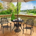 thumbnail image 5 of Topeakmart 7.5ft LED Patio Market Umbrella with 18 LED Solar Lights + 26.5lb 18'' Patio Umbrella Base, Red, 5 of 19