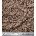 thumbnail image 1 of Soimoi Cotton Cambric Fabric Leopard Animal Skin Print Fabric by The Yard 42 Inch Wide, 1 of 3