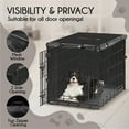 "NEH Large Dog Crate Cover with Waterproof, Breathable Fabric for ...