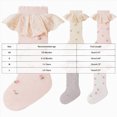 thumbnail image 4 of Ruffle Crew Socks,Cute Floral Frilly Socks Girls,Casual Turn Cuff Soft Crew Socks for Baby to Toddler Girls 0-12 Months 1T 2T 3T 4T 5T Kids, 4 of 9