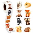thumbnail image 2 of JoyMoreToys 1 Roll Forest Stickers Birthday Gifts for Kids Beautiful Forest Labels for Teacher Reward School Supplies Incentives Educational Toys for Kids,8 Styles,500Pcs, 2 of 9