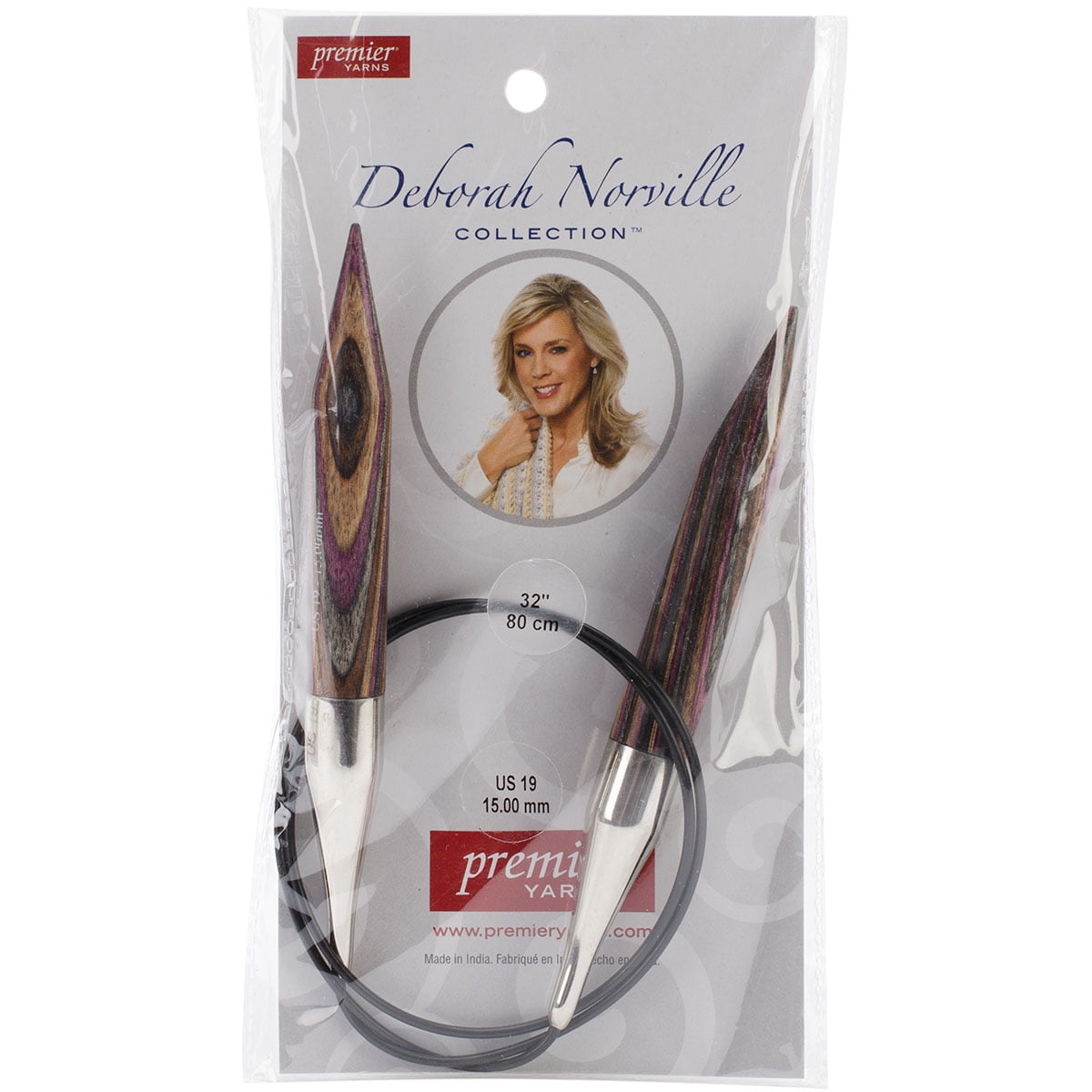 Premier Fixed Circular Knitting Needles 32"Size 19/15mm