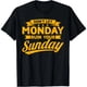 thumbnail image 1 of Camiseta divertida: ¡No dejes que el lunes arruine tu domingo! Mujer, 1 of 5