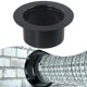 thumbnail image 4 of Exhaust Pipe Connector ABS Wall Flange Connector For Ventilation Pipe Exhaust Duct Air Ducting Connection Round Pipe, 4 of 11