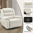 thumbnail image 5 of Korser Oversized Swivel Rocker Recliner Chair for Adults 40.6'' Wide for Nursery Living Room,Beige, 5 of 7