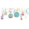 Peppa Pig Hanging Party Decorations, 12pc
