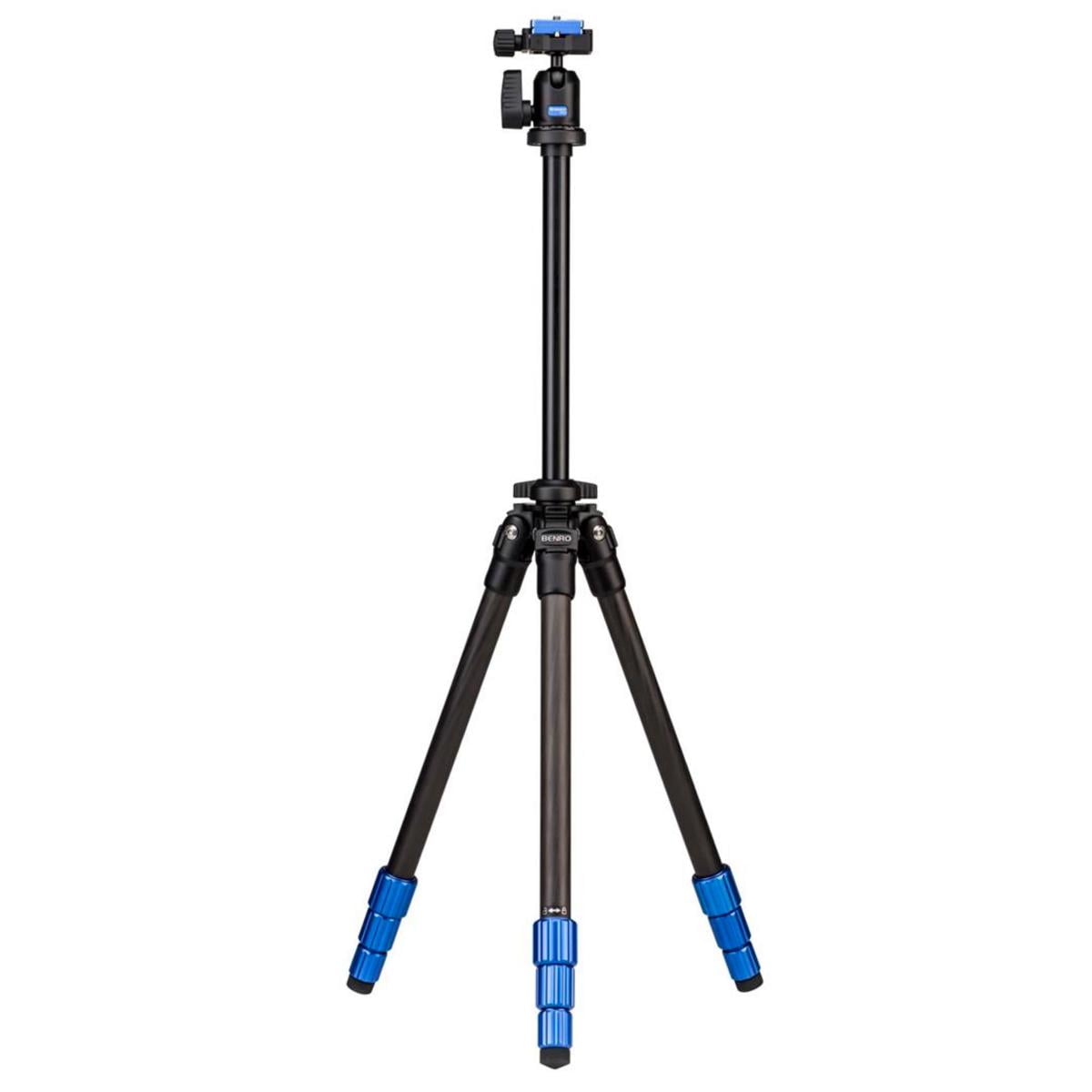 Benro Slim 4-Section Lightweight Carbon Fiber Tripod with Ball Head