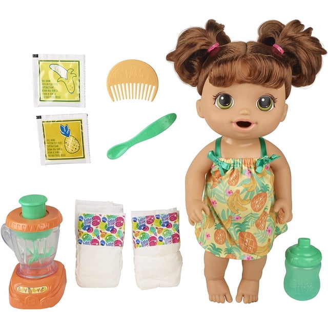 Baby Alive Magical Mixer Baby Doll Trat Tropical con accesorios Baby Alive Baby Alive Magical Mixer Baby