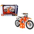 thumbnail image 1 of KTM 450 SX-F #84 "Red Bull" Factory Edition 2018 1/18 Diecast Motorcycle Model by Bburago, 1 of 2