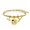 02-Gold, variant on Graduation Seacon Snake Bone Chain For Sensitive Skin Beads And Scholar Cap Charm Bangle
