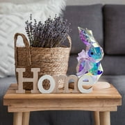 Seasonal LLC Prismatic Iridescent LED Spring Easter Bunny - 8in Nibbles