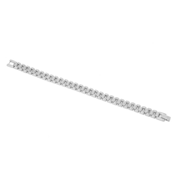 Pulsera de moda para hombre, elegante, sencilla y exquisita, accesorios de joyería, regalo de plata.