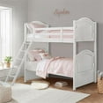 thumbnail image 4 of Lexicon Traditional Wood and MDF Board Twin/Twin Bunk Bed in White, 4 of 5