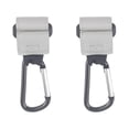 thumbnail image 4 of 2 ganchos para cochecitos de bebé, organizador de carrito, gancho para cochecito, ganchos para bolsos, accesorios para cochecitos Gris, 4 of 9