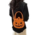 thumbnail image 3 of CAIXIA Womens Crossbody Bag Womens Halloween Pumpkin Printed Crossbody Messenger Bag, Compact Satchel Unique Handmade Shoulder Tote Purse, 3 of 7