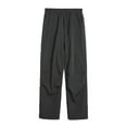 thumbnail image 2 of Xdegoge Men's Wide Leg Track Pants Soft Flowy Fabric Elastic Waistband Relaxed Fit Fashionable Lounge Pants for Leisure and Home Use, 2 of 7