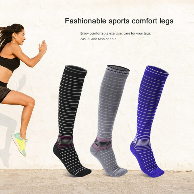 harmtty 1Pair Sports Socks Sweat-absorbent Comfortable Nylon