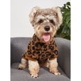 thumbnail image 1 of Leopard Print Pet Sweatshirt, 1 of 5