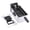 Silver-3.2QT, variant on EDX 5.3QT Stainless Steel Deep Fryer with 3 Baskets, 1700W, 4 Adjustable Temp for Fried Chicken, Shrimp, French Fries, Silver