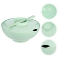 thumbnail image 4 of Wheat Straw Bowls Set, Unbreakable 32 Oz Cereal Bowls with Lids, Chopsticks and Spoon Dinner Bowl Sets, Fruit Container Household Soup Bowl Ramen Bowl Dishwasher & Microwave Safe, Mint Green, 4 of 8