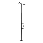 VEVOR Floor-to-Ceiling Transfer Pole, Tension Mounted Bathroom Grab Bar with Anti-Slip Curve Handle,300 Lbs Capacity Security Pole for Elderly, Ideal Senior Safety Pole for 7-10 Ft Ceilings, Black
