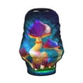 thumbnail image 2 of Haiem Magic Mushrooms ,Fireflies Baby Nursing Cover & Nursing Poncho - Multi Use Cover for Baby Car Seat Canopy, Stroller Cover, 360°Full Privacy Breastfeeding Coverage, 2 of 9