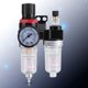 thumbnail image 4 of Compresor de aire ANGGREK regulador trampa de humedad 1/4 filtro lubricador Negro transparente, 4 of 8
