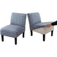 thumbnail image 1 of Stretch Armless Chair Slipcovers, Accent Slipper Chair Covers Soft Furniture Protector Cover Armless Accent Chair Slipcover Removable Washable for Living Room (Color : 6, Size : 2PCS), 1 of 8