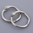 thumbnail image 4 of 10/20/30 Pieces Metal Book Small Binder Spiral Refillable Loose Leaf Rings Keychain Key Rings, 10 Size Book Rings, 4 of 6