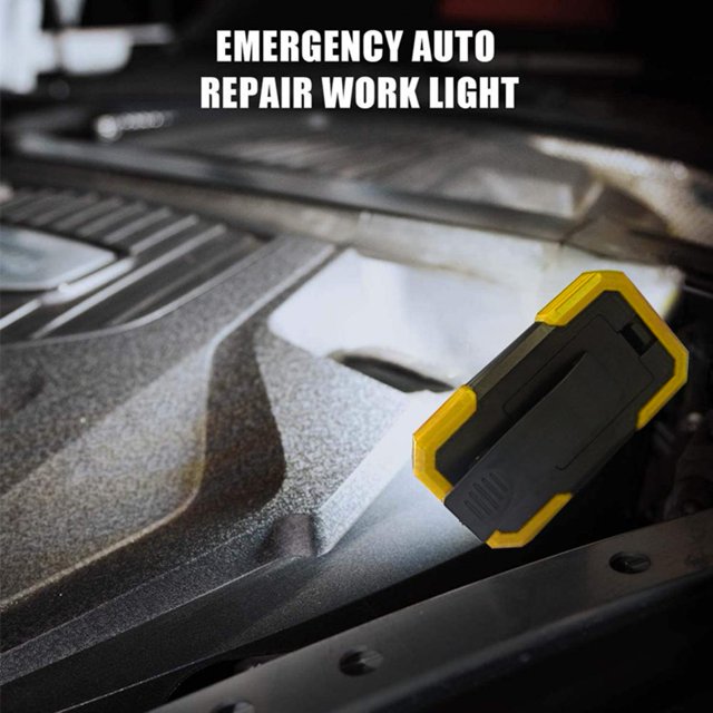 Luz USB Emergencia Exterior COB Trabajo Recargable Mantenimiento Lámpara Amarillo JShteea Para Estrenar