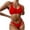 Red, variant on Fesfesfes Bikinis for Women Boat Neck Swimsuit Fashion Solid Color Comfortable Loose Sleeveless Swimsuit Top Blouse Casual Spring