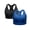 Black + Blue, variant on Women's Plus Size Sports Bra High Support Seamless Racerback 2PK Set