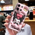 thumbnail image 3 of Clear Phone Case For Infinix NOTE 10 11 12 30 30i SMART 4 5 6 7 ZERO CAMON 19 20 PRO Case Funda Anime Hello K-kitty K-Kuromi, 3 of 5