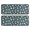 Robot and Ufos Blue Pattern, variant on Robot and Gears Blue Pattern Anti Fatigue Kitchen Rugs Set Of 2, Non Slip Washable Decorative Floor Mats for Sink Laundry and Home Use, 17"x47"