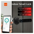 thumbnail image 4 of Bluetooth-compatible Finrprint Door Lock USB Charging Door Knobs Lock With 2 Keys Finrprint Security Handle Lock For Bedroom ,Smart and Convenient, 4 of 7